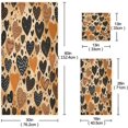 thumbnail image 3 of Coolnut Leopard Heart Towels 3 Pack Bath Towels for Bathroom Set Soft Cotton Highly Absorbent Lightweight & Quickdry Towel Set 1 Bath Towel,1 Hand Towel,1 Washclothe Wash cloth, 3 of 6
