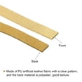thumbnail image 4 of Uxcell Faux Leather Straps Strip Belt Leather String 0.8cm/0.31" Width for DIY Ornament Accessories,Gold Tone, 4 of 6