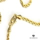 thumbnail image 4 of Collar de oro de 14 quilates con colgante de Hueso cruzado de conejito, el mejor regalo unisex para madre, padre, novia, novio, ella, él, collar de cadena cubana de 14 quilates de Aria Jeweler Daily, 4 of 5