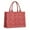 Red Christmas Deer, variant on Large Capacity Tote Bag,Red Christmas Deer and Snowflake Pattern Handbag Fashion Luxury Tote Bag,15.7"x13"x 5.1" Inches,Laptop Compatible