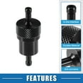 thumbnail image 3 of Filtro de combustible en línea universal Unique Bargains para gasolina para pequeños motores, bicicleta, ATV, motocicleta, negro, 3 of 7