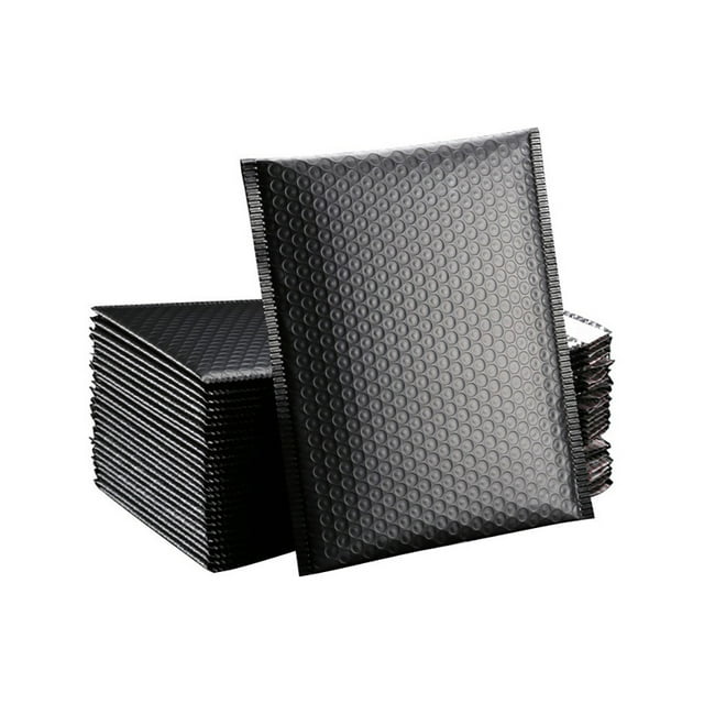Cqxid Home Textile Storage Under $5 Bubble Mailers Padded Envelopes Lined Poly Mailer Self Seal Black 25PC
