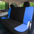 thumbnail image 4 of FH Group Universal Fit Blue Car Seat Covers, Chevron Cloth Seat Protector for Trucks, SUVs & Vans, Washable - Full Set, 4 of 10