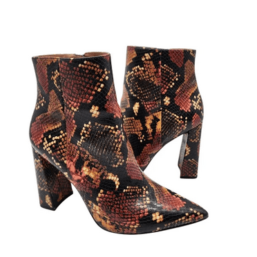 Steve Madden Tarra Multi Snake Ankle Boots