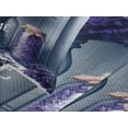 thumbnail image 4 of Ambesonne Purple Quilted Bedspread Set 3 Pcs, Home Lettering and Lavender, King Size, Quartz Lavender Violet, 4 of 4