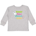 thumbnail image 3 of Inktastic Easter, Bunny Kisses Easter Wishes, Easter Eggs Boys or Girls Long Sleeve Toddler T-Shirt, 3 of 5