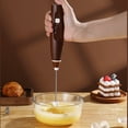 thumbnail image 3 of Naiovety Batidor de huevos Espumador de leche Mezclador eléctrico Gadget de cocina recargable Electrodomésticos Blanco, 3 of 6