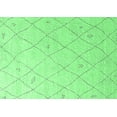 thumbnail image 1 of Ahgly Company Indoor Rectangle Solid Emerald Green Modern Area Rugs, 3' x 5', 1 of 4