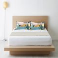 thumbnail image 6 of Yayeee Pillowcase King Size Set of 2 Satin Wrinkle Resistant Pillow Case, Boho Style Sun, 6 of 7