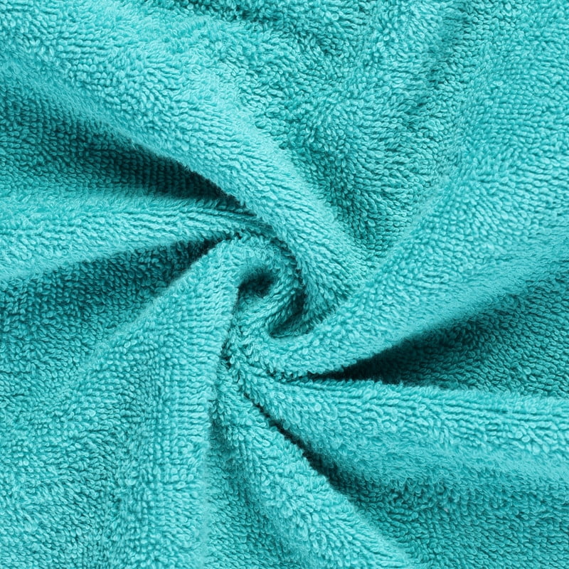 Superior Lyron Kids Cotton Terry Medium Weight Hooded Poncho Bath Towel, Small/Medium, Teal