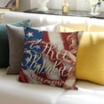 thumbnail image 3 of SHANXI Throw Pillow Covers Red Stripes Pillowcase 18x18in, 3 of 5