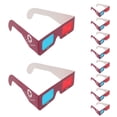 thumbnail image 1 of BESTYASH 10Ud Gafas 3D De Con Ajuste Universal Para Cine Y Visualización En TV, 1 of 6