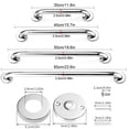 thumbnail image 3 of Venoro 304 Stainless Steel Bathroom Grab Bar Shower Handle Grab for Bathtubs & Showers, 3 of 18