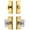 Lifetime Brass, variant on Grandeur 829042 Carre Solid Brass Single Cylinder Keyed Entry Knobset And Deadbolt Combo
