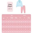 thumbnail image 6 of ZOEREA Kids Toddler Girls Clothes Outfits 2 Piece Zip Tops Long Sleeve Fashion Fall Winter Clothing Set 2-7 Years, 6 of 6