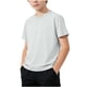 thumbnail image 2 of Blusas y camisas de manga corta con cuello redondo para niños, camiseta de manga corta con cuello redondo de color liso, top grande transpirable para deportes al aire libre para niñas, top de poliéste, 2 of 7