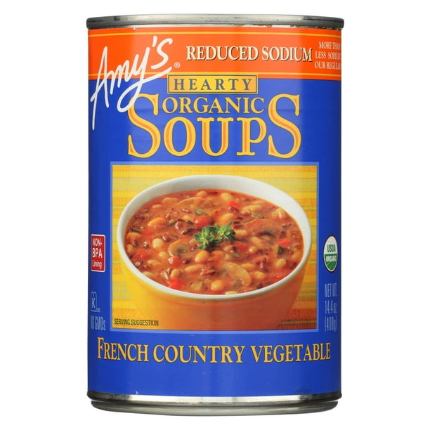 Amy's Soup Hearty French Country Vegetable Case Of 12 12.4 Oz