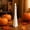 D, variant on Cififendec 4Pcs Halloween Ghost LED Taper Candles, 10.63", Remote Control Flickering Flameless Ghost Candlesticks for Mantel Window Dinner Table Party Holiday Decor