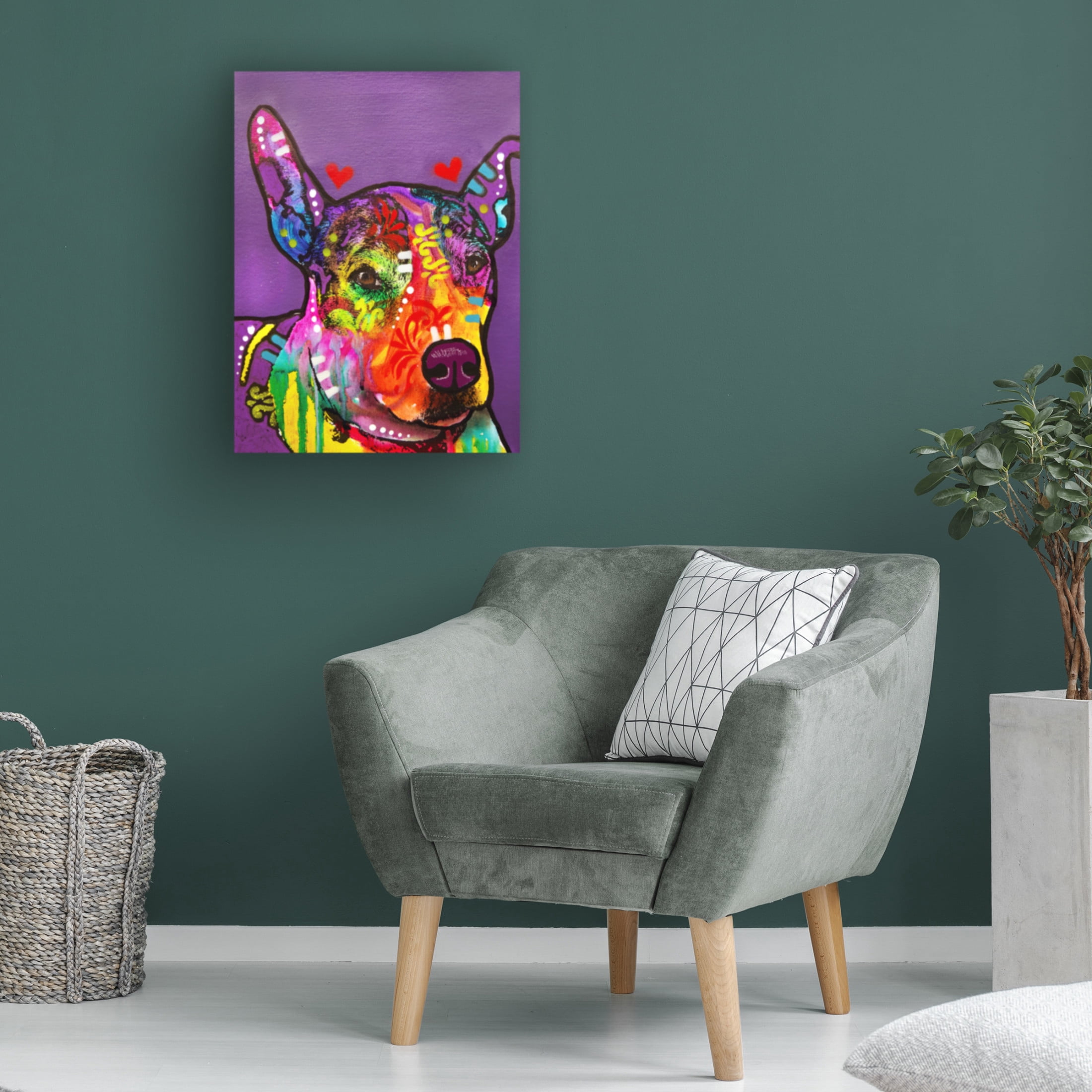 Canvas Wall Art - Dean Russo 'Blaze' Wall Art for Living Room, Bedroom, or Office Décor by Trademark Fine Art - 35 x 47 Inches