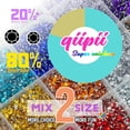 thumbnail image 3 of qiipii 20000PCS 24 Color Resin Rhinestones Bulk 3mm Flatback Crystal Stones Rainbow Colorful Resin Non-Hotfix AB Gems Diamonds Crystals Charms for Nails Eyes Face Makeup DIY Crafts Tumblers Decor E22, 3 of 3