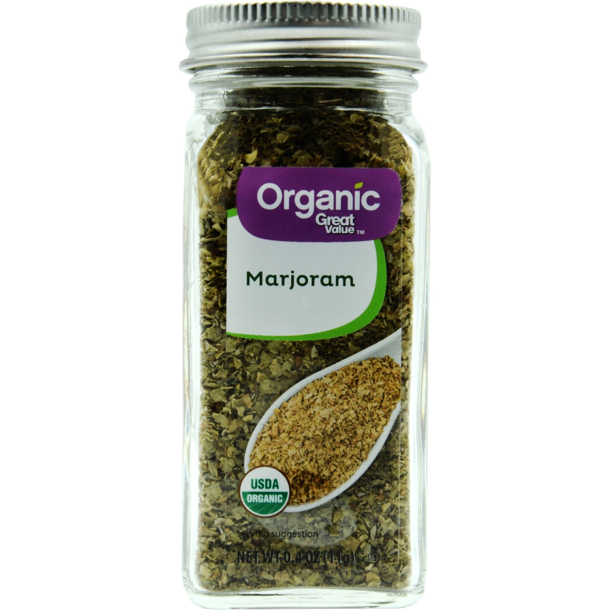Great Value Organic Marjoram, 0.4 oz