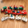 thumbnail image 6 of Luxtrada Upgraded Version Christmas Train Decor Gift Cute Wooden Mini Train Kids Gift Toys for Christmas Party Kindergarten Decoration (White), 6 of 6
