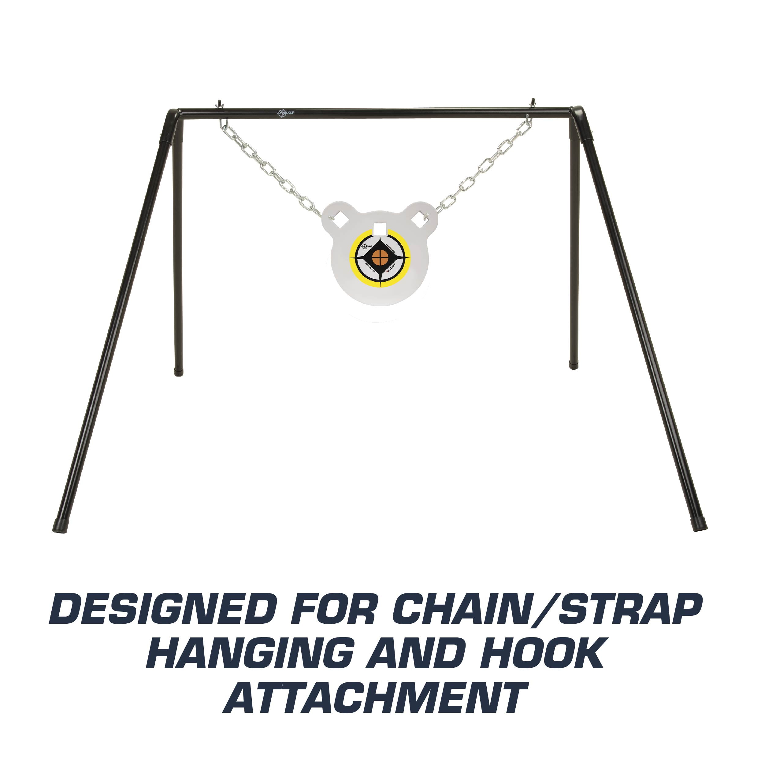 Ez Aim 4" Hardrock Ar500 Steel Gong Shooting Target, Multi-Color