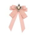 thumbnail image 2 of Pajarita, broche de cinta, broche de corbata, decoración de lazo preatado, elegante alfiler de corbata para Rosa, 2 of 9