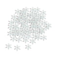 thumbnail image 1 of Adornos de confeti de copos de nieve Adornos navideños Hermoso tema navideño decoraciones de mesa para tarjetas navideñas Oficina, 1 of 8