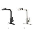 thumbnail image 4 of tredstone Easy To Clean Kitchen Faucet With Pull-out Spray Head 360 Degree Rotation Suitable For Different Black, 4 of 6