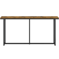 thumbnail image 6 of Renwick 63" L Modern Extended Console Table for Hallway Living Room, Rustic Brown, 6 of 9