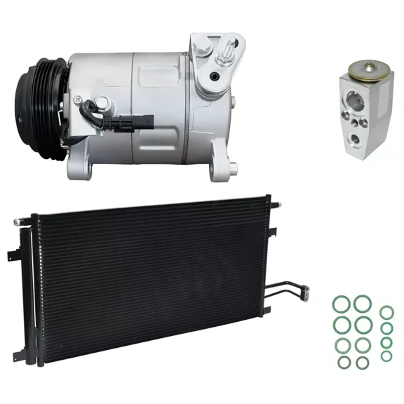 RYC New AC Compressor and Condenser Kit KT EG25B-N