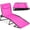 Dark Pink, variant on Best Choice Products Patio Chaise Lounge Chair, Outdoor Portable Adjustable Pool Recliner w/ Pillow - Beige