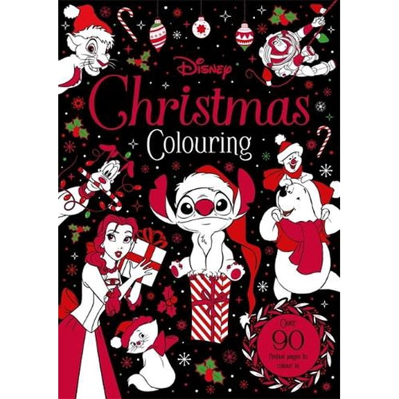 Disney: Christmas Colouring (Paperback)