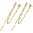 thumbnail image 1 of Here\'s a polished and professional product description for the **"1 Pair Dangle Bar Earrings For Women"**:\n\n \n\n**Elegant Dangle Bar Tassel Earrings, 1 of 2