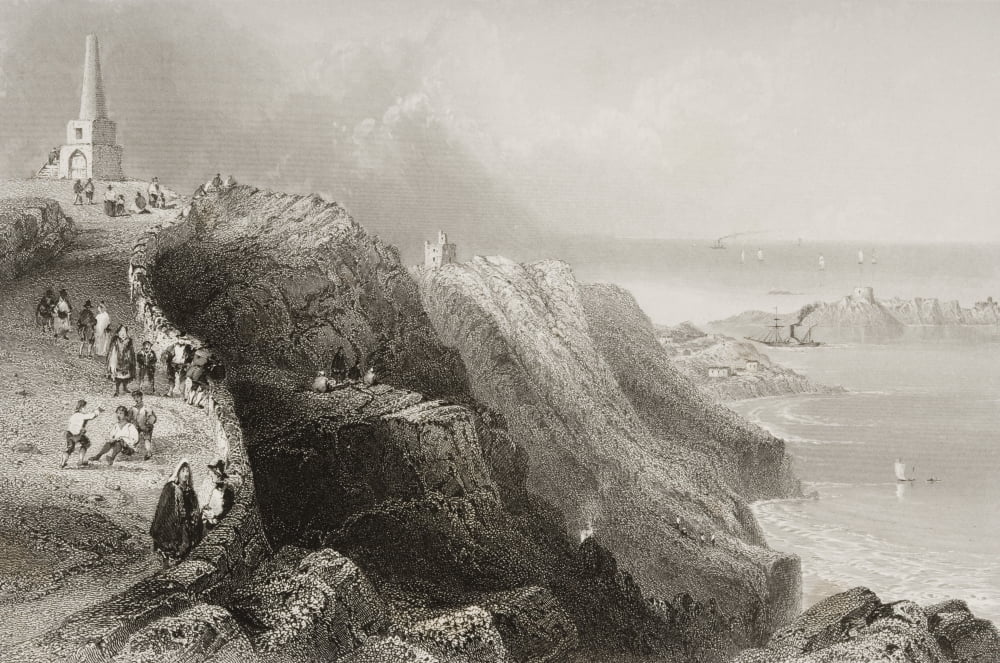 Killiney Hill Near Dublin Ireland Drawn By WHBartlett Engraved By R Brandard From The Scenery And Antiquities Of Ireland By NPWillis And JStirling CoyneIllustrated From Drawings By WHBartlett Publishe