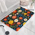 thumbnail image 3 of Pioneer Flower Floral Print Flannel Non Slip Door Rugs,Washable Door Mats Indoor,Decorative Door Mats,Dirt-Resistant and Absorbent Doormat for Entrance,Bedroom,Kitchen,Bathroom,23.5"x16", 3 of 5