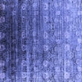 thumbnail image 1 of Ahgly Company Indoor Square Oriental Blue Industrial Area Rugs, 8' Square, 1 of 4