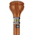 thumbnail image 7 of Royal RC Canes Timeless Design Rosewood Walking Cane with Flat Top Knob Handle – Elegant Lip Carving for Grip – Two-Tone Cigar Band Accent – Stylish Walking Cane for Men & Women, 7 of 7