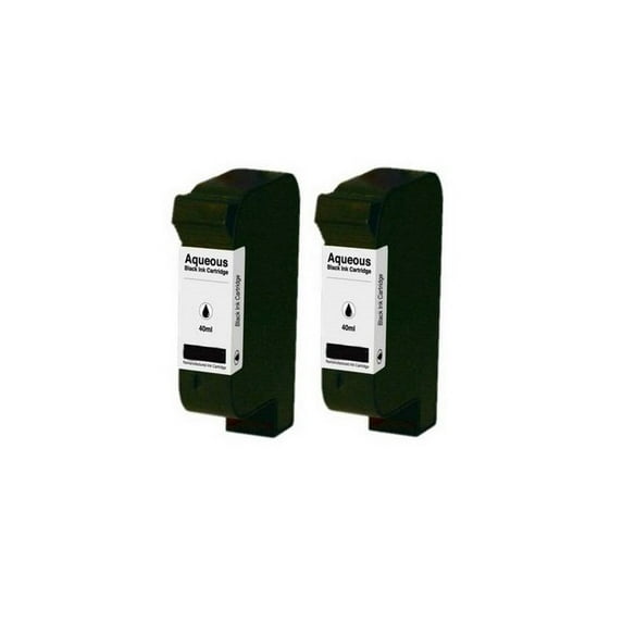PrinterDash Replacement for NO. 45 AQUEOUS Black Inkjet (2/PK-42ML) (C9050A_2PK)