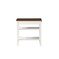 thumbnail image 5 of Convenience Concepts American Heritage Table d'Appoint à Trois Niveaux avec Tiroir, Bois Flotté / Blanc, 5 of 5