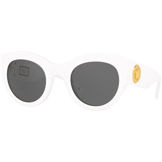 Versace VE 4469 Plastic Womens Oval Sunglasses Black 54mm  display picture 2