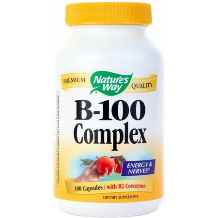 Nature's Way vitamine B-100 Capsules complexes, 100 CT