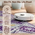 thumbnail image 6 of Design&I 3'x5' Ultra Soft Throw Mat, Purple Boho Grey Abstract Trellis Interlocking Lattice Motifs None Fluffy Washable Easy Care Indoor rug for Bedside Hallway, 6 of 7