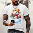 thumbnail image 1 of Camisas navideñas con estampado 3d de vacaciones para hombre, camisetas con cuello redondo, ropa de manga corta de verano para hombre, camisetas informales de gran tamaño para hombre, Top 2023, 1 of 4