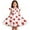 White, variant on Summer Dresses for Toddler Girls Strawberry Print Ruffles Back To School Flutter Sleeve Casual Dress for Kids Size 3-4T