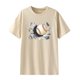 thumbnail image 4 of Camisas sexy de verano para mujer Blusa regular estampada con cuello redondo y manga corta OAVQHLG3B Store lin121212, 4 of 5