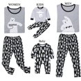 thumbnail image 1 of XMAS PJs Family Matching Adulte Femme Enfant Ensemble de pyjama de nuit de Noël, 1 of 5