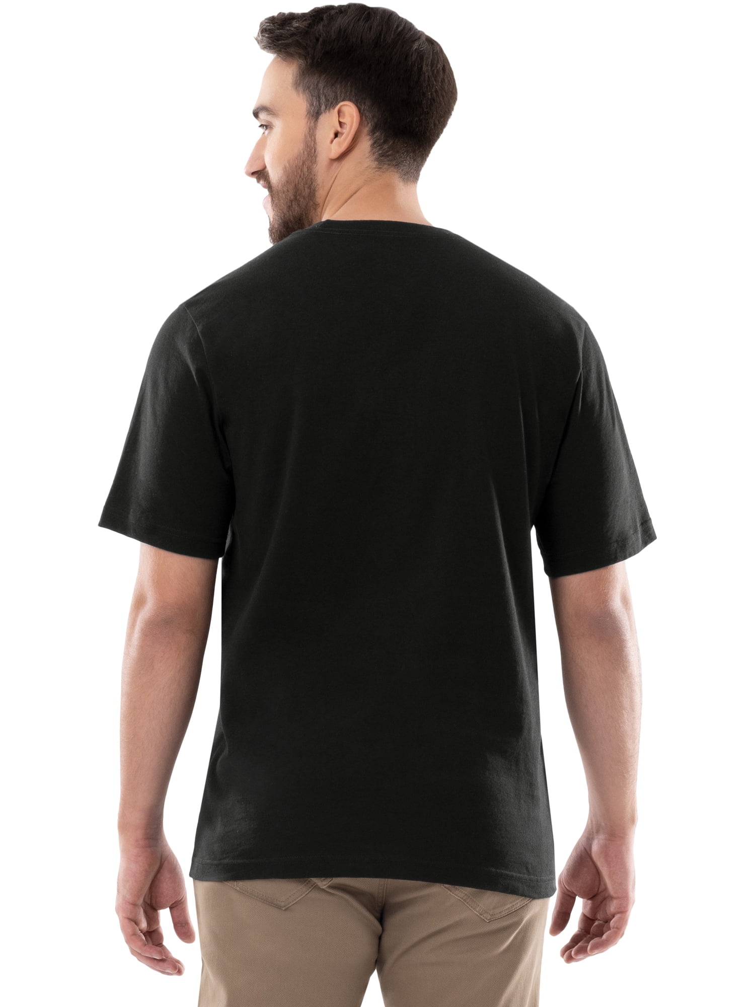 Brahma Men's Short Sleeve Workwear T-Shirt, Size S-4XLT (Men's, Big Men's, and Tall)