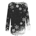 thumbnail image 4 of YUGYXL Womens Long Tunics Tops to Wear with Leggings Long Sleeve Blouses Shirts Black L, 4 of 5